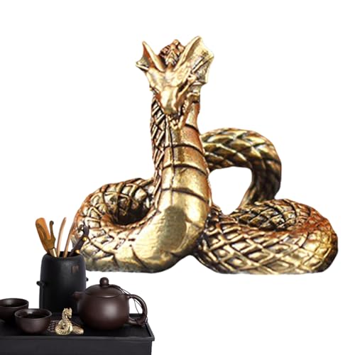 黒と金色の蛇柄彫刻　オブジェ3点セット 黒と金色の蛇柄彫刻 オブジェ3点セット 黒と金色の蛇